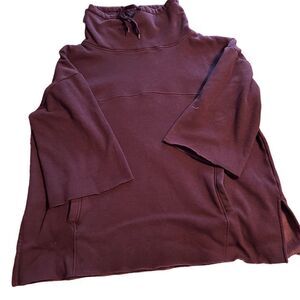 UGG Astrid pullover fleece. Oversized. 1x/2x. Wine.
